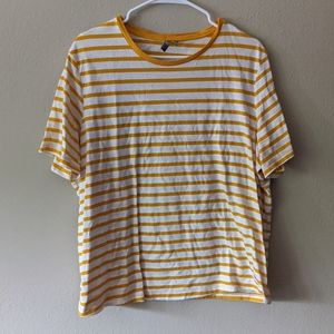 Asos Striped Short Sleeve Top